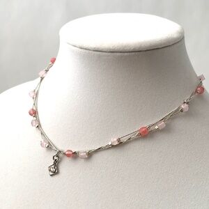 Sterling silver heart pendant necklace